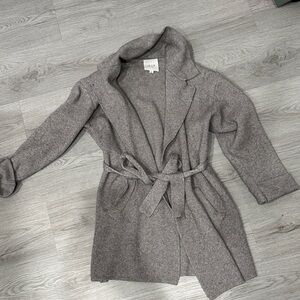Le Lis Heather Gray Wool Coat